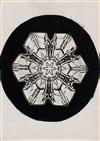 BENTLEY, WILSON A. (1865-1931) Suite of 4 photographs of snow crystals.